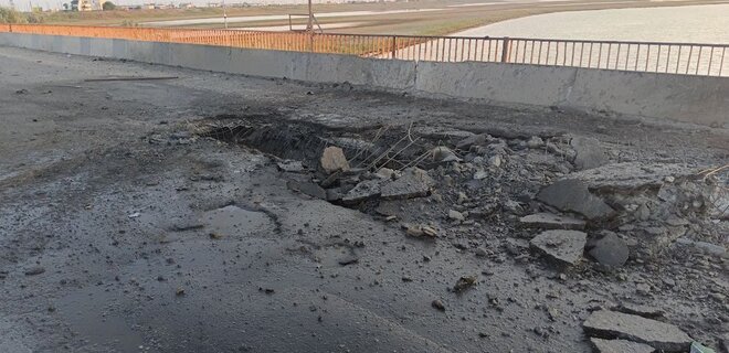 Russian Occupiers Recognized Explosions on Chongar Bridge
