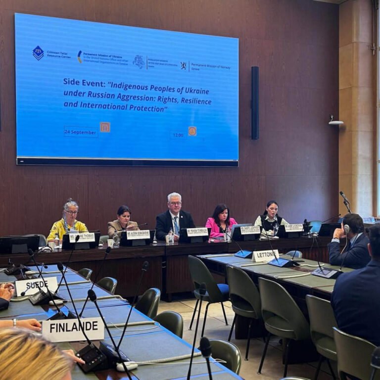 UN Event on Challenges Posed by Russian Aggression to Indigenous Peoples